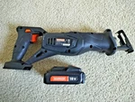 Warrior 18V Reciprocating Saw 57616 W/ 1.5AH Lithium-ion Battery *no Charger*. Fixed Price $46.54.