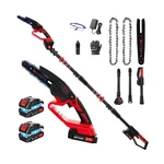 2-IN-1 Cordless Pole For Tree Trimming, 6 Inch Mini Chainsaw With 800W Br.... Fixed Price $112.01.