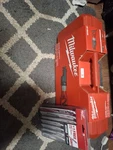 Milwaukee 6538-21 Reciprocating Saw Corded Red W/ Case & Blades For Metal. Fixed Price $184.98.