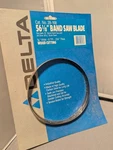 Delta 28-168 Bandsaw Blade 56 1/8" 3/8 Wide, .014 Thick 6TPI Wood New Sealed!. Fixed Price $24.95.