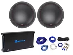 (2) Mtx 7515-22 15" 1500 Watt Rms Competition Subwoofers+mono Amplifier+amp Kit. Fixed Price $906.39.