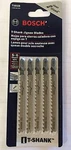 Bosch Pack T-shank Blades T101D Clean Cuts Wood Pvc 5-6 Tpi. Fixed Price $9.99.