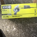 Ryobi Corded 4-1/2" Barrel Grip Angle Grinder 5.5 Amp W/ Handle & Blade AG4031G. Fixed Price $30.00.