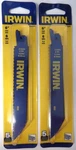Irwin 372606P5 6" X 6TPI Bi-metal Reciprocating Saw Blade Usa 2-5 Pks. Fixed Price $11.50.