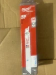 Milwaukee 48-01-8093 In. 8/12 Tpi Ice Hardened Sawzall Blades (50 Pk). Fixed Price $145.99.