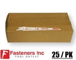 (25) 6" Recip Wood Cutting Saw Blades 6-TPI Similar To Dewalt DW4802B. Fixed Price $31.49.