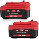 2X 8 Ah For Craftsman V20 20VOLT Max Lithium-ion Battery CMCB204 CMCB202 CMCB206. Fixed Price $44.99.