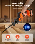 Cordless Reciprocating Saw, 20 V, Metal And Plastic Cutting. Fixed Price $128.35.