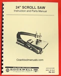 Rockwell-delta 24" Scroll/jig Saw Owner Operator's & Parts Manual 0628. Fixed Price $15.00.