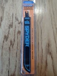 Reciprocating Saw 8" 7 Tpi Wood Spyder Bore-blade New! Bi-metal Steel. Fixed Price $6.99.