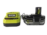 Ryobi One+ Hp 18V Lithium 4AH Battery PBP004 W/ Charger. Fixed Price $44.95.
