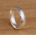 925 Sterling Silver, Solid Band Ring, Unisex, Plain Domed. Fixed Price $19.99.