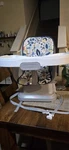 Fisher-price Spacesaver High Chair In The Navy Foliage Pattern. Great Condition. Fixed Price $40.00.