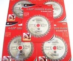 5 Ate Pro 4-3/8" Cordless Carbide Tipped Circular Saw Blades Tooth 18004. Fixed Price $23.99.