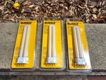 Pieces Dewalt DC5273 13 Watt Fluorescent Bulb For /DC528 Light Brand New. Fixed Price $43.00.