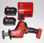 Milwaukee 2719-20 M18 Fuel Hackzall, (2) 48-11-1850 5.0 Battery, Charger Saw 18V. Fixed Price $284.97.
