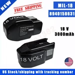 New Battery MIL-18 For Milwaukee 6515-20 6515-21 6515-22 6515-23 6515-27 6515-52. Fixed Price $38.09.