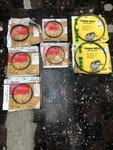 153" Woodworking Bandsaw Blades Starrett Timberwolf Lightly Used Duratec Steel. Fixed Price $100.00.