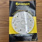 Jasper Tools Model 575B Base Plate Adapter For Plunge Routers.. Fixed Price $20.00.