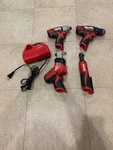Milwaukee M12 ,reciprocating Saw,ratchet,drill Driver,impact Drivers And Charger. Fixed Price $179.00.