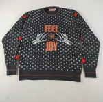 Spencer's Sweater Mens Xl Black Ugly Christmas Feel The Joy Light Up Led Graphic. Fixed Price $39.99.