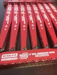 200 Freud Diablo 9" Recip Blades Wood DS0912BW Fits Dewalt 20V Sawzalls. Fixed Price $500.17.