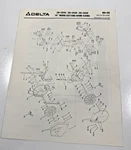 Delta 28-203F, 28-243F, 28-283F, 14" Wood Cutting Band Saws Parts List.. Fixed Price $5.95.