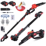 Velotrex 2-IN-1 Cordless Pole And Mini Chainsaw 8 Inch Brushless Electric. Fixed Price $128.49.
