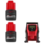 Milwaukee 48-11-2425 M12 CP2.5 BATTERY-2 Pack W/ Free 2475-20 Inflator. Fixed Price $191.44.
