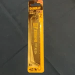 Dewalt 6" 10 Tpi Reciprocating Saw Blades Bi-metal General Purpose 5 Pk DWA4176. Fixed Price $10.99.