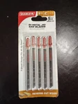 Diablo 4 In 10 Tpi Bi-metal T-shank Jig Saw Blades Reverse Cuts Wood (5-PACK). Fixed Price $9.59.