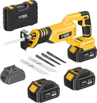 Vtek Brushless Reciprocating SAW,3 Level Speed Setting,cordless Power. Fixed Price $87.79.