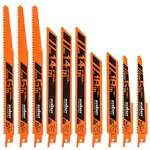 Horusdy 10-PIECE Reciprocating Saw Blades Set With Storage Case, 6" 8" Orange. Fixed Price $14.52.