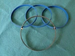 3 Blue Max Urethane Band Saw Tires 1/4" Lenox Blade For Value Craft 8170. Fixed Price $49.95.