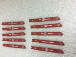 Milwaukee 48-42-0101 3/4 Teeth/inch High Speed Steel Jig Saw Blades Qty. Fixed Price $10.99.