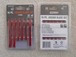 New Sets Toolshop Jig Saw Blade 18 Pcs Esch U-shank For Metal/wood 242-2705. Fixed Price $15.90.