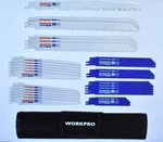 Workpro 32 Piece Reciprocating Saw Set Pruner Organizer Pouch. Fixed Price $16.09.