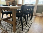 Light Wood Rectangular Dining Table Seats Up To 8, 72X36X30 Brown. Fixed Price $300.00.
