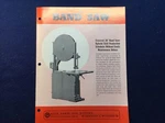 Vintage 1950 Delta Milwaukee 36 Band Saw Catalog. Fixed Price $24.98.