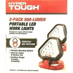 Hypertough 2-PACK 500 Lumen Portable Led Work Light Model LM58317-2 Battery Op. Fixed Price $27.99.