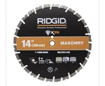Ridgid 14 In. Masonry Diamond Blade. Fixed Price $35.09.