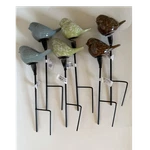World Market Ceramic Bird Garden Stake Wobbler Bouncy Spring Multi Color (7PCS). Fixed Price $21.99.