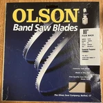 Olson Flex Back Band Saw Blade 80" 1/4 Tpi Skip Raker FB99681 Nos. Fixed Price $14.99.