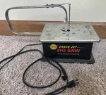 Vintage Bvi Saber Jet Tabletop Jig Saw Model #JS-180-A Burgess Vibrocrafters. Fixed Price $44.99.