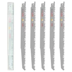 Abnbo 9-INCH Wood Pruning Reciprocating Saw Blades, 5TPI High Inch, Silver. Fixed Price $17.99.