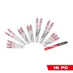 Milwaukee 49-22-1216D Sawzall Metal Cutting Blade W/9" 8 Tpi Torch 17PC. Fixed Price $38.99.