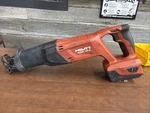 Hilti Wsr 18-A 21.6V Reciprocating Saw W/ Battery. Fixed Price $89.00.