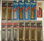 14 Vintage Nos Scroll/saber Saw Blades Lot Parker S-32 S-xf Trojan S-s Usa. Fixed Price $119.00.
