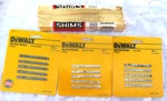 Vintage Dewalt Jig Saw Blades 18 & 24 32 Tpi Sealed Packages Of 5 12 Shims. Fixed Price $27.67.