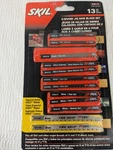 New Skil 94913 Jigsaw Blade & T/u Shank 12 Pc Set W/ Ugly Missing. Fixed Price $14.00.